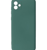 Funda TPU Color Moda Samsung Galaxy A04e Verde Oscuro