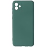 Custodia in TPU color moda per Samsung Galaxy A04e verde scuro