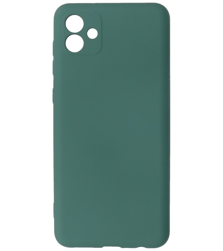 Coque TPU Fashion Color Samsung Galaxy A04e Vert Foncé