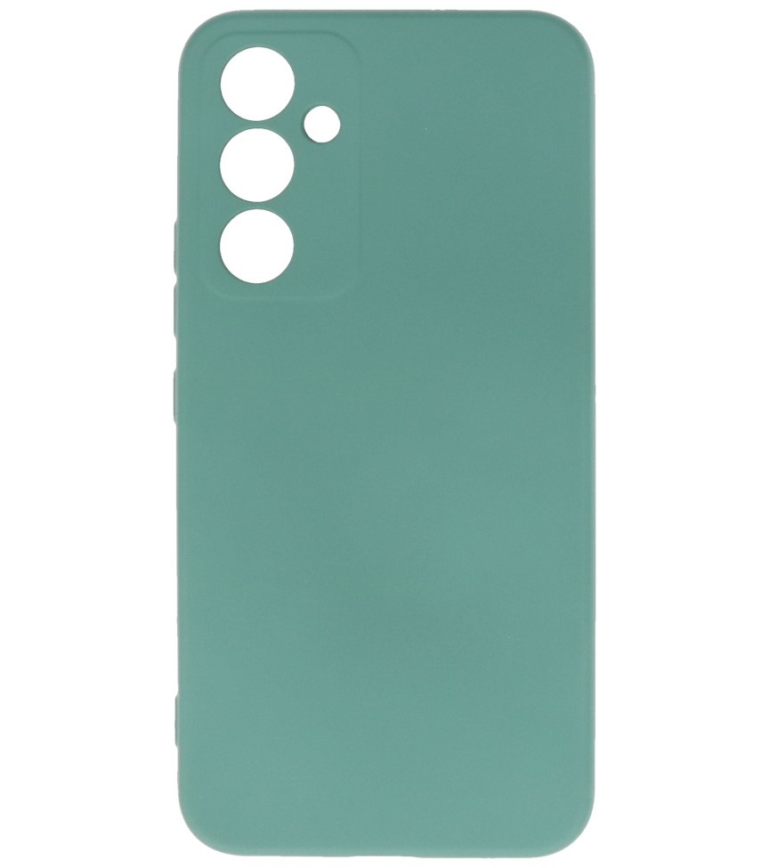 Fashion Color TPU Case Samsung Galaxy A34 5G Dunkelgrün