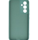 Custodia in TPU color moda per Samsung Galaxy A34 5G verde scuro