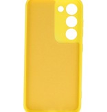 Fashion Color TPU Hoesje Samsung Galaxy S23 Geel