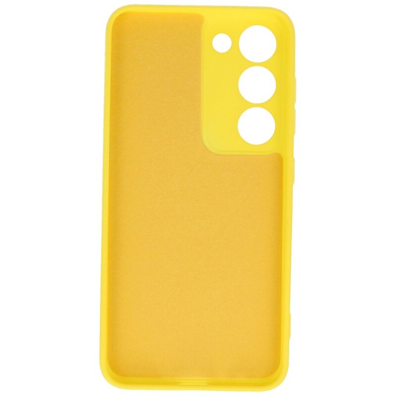 Custodia in TPU colore moda Samsung Galaxy S23 giallo