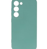 Custodia in TPU color moda per Samsung Galaxy S23 verde scuro