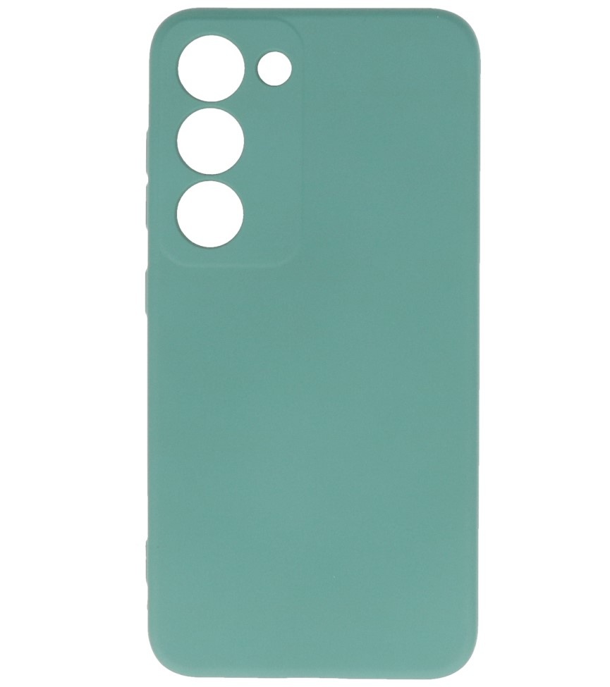 Coque TPU Fashion Color Samsung Galaxy S23 Vert Foncé