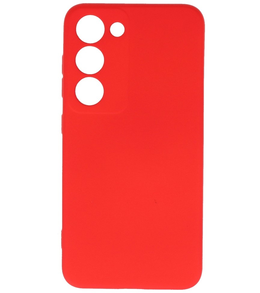 Custodia in TPU color moda per Samsung Galaxy S23 Plus rosso