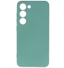Fashion Color TPU-cover Samsung Galaxy S23 Plus Mørkegrøn
