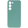 Fashion Color TPU Hoesje Samsung Galaxy S23 Plus Donker Groen