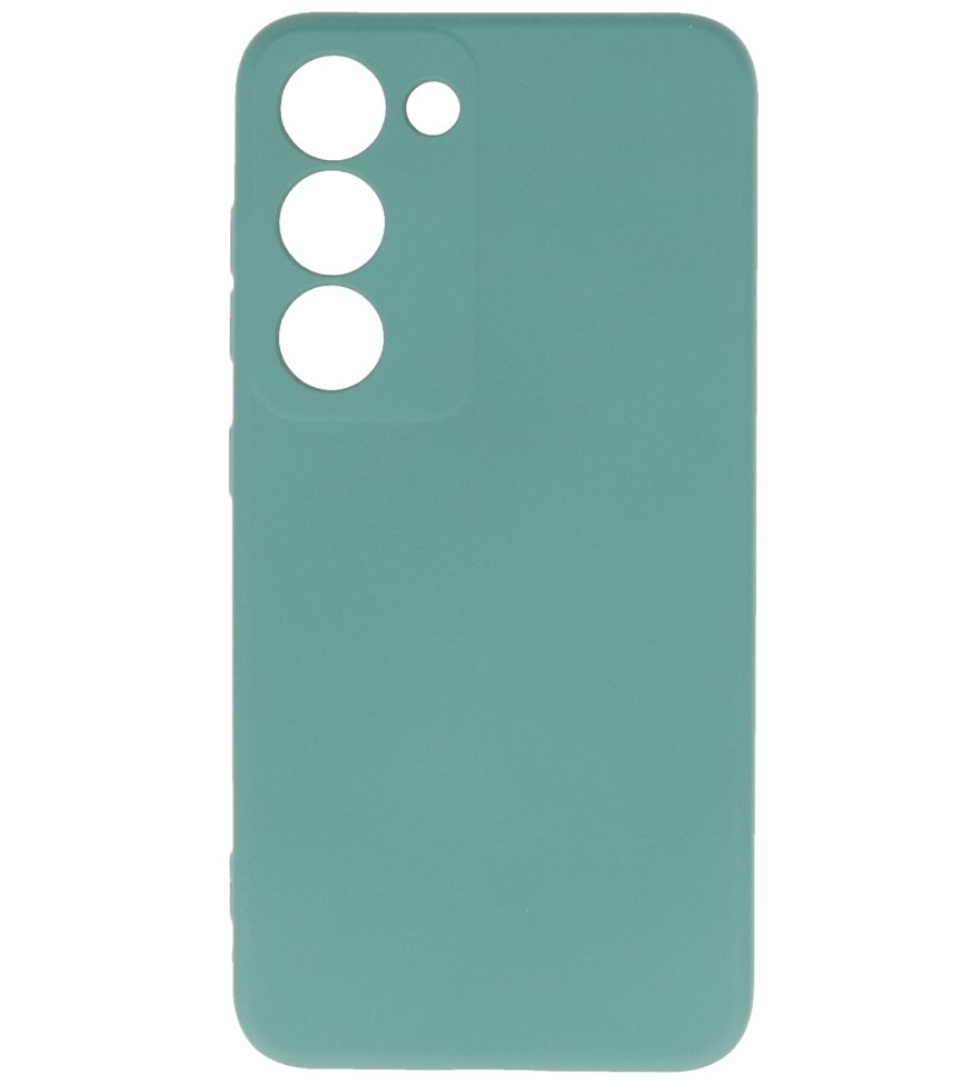 Coque TPU Fashion Color Samsung Galaxy S23 Plus Vert Foncé