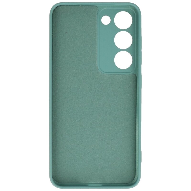 Custodia in TPU color moda per Samsung Galaxy S23 Plus verde scuro