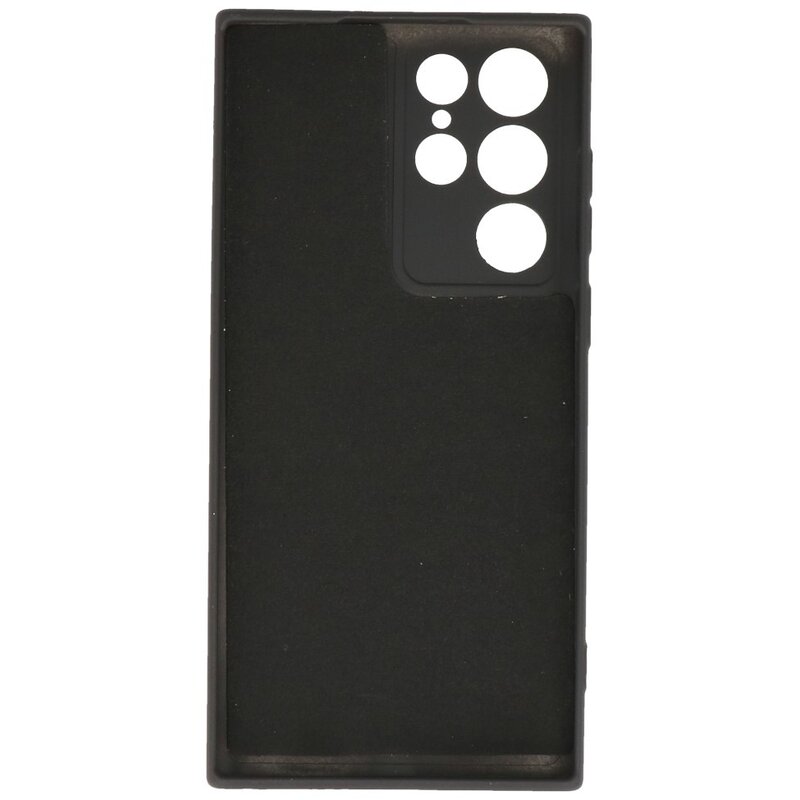 Custodia in TPU color moda per Samsung Galaxy S23 Ultra nera