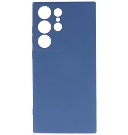 Funda TPU Color Moda Samsung Galaxy S23 Ultra Azul Marino