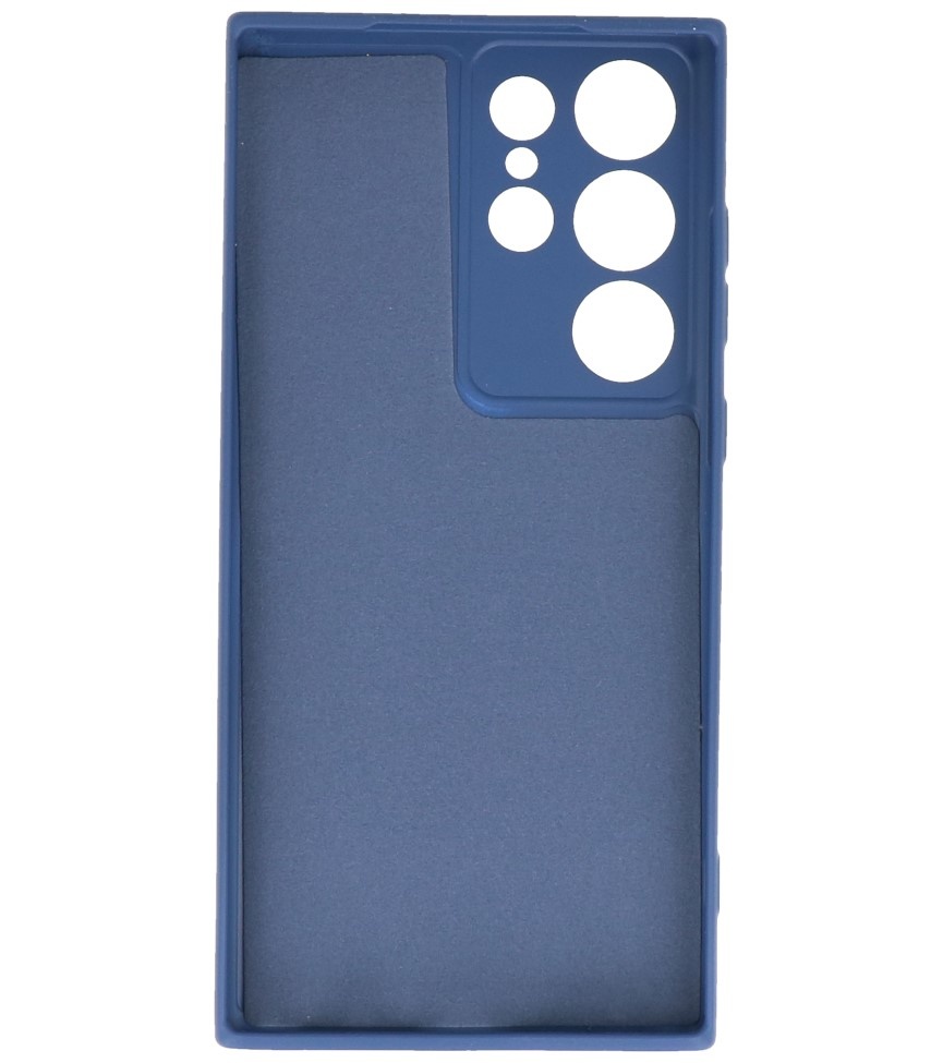 Funda TPU Color Moda Samsung Galaxy S23 Ultra Azul Marino