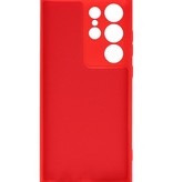 Fashion Color TPU Hoesje Samsung Galaxy S23 Ultra Rood