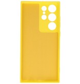 Funda TPU Color Moda Samsung Galaxy S23 Ultra Amarillo