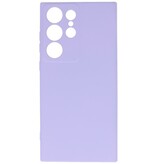 Fashion Farbe TPU Hülle Samsung Galaxy S23 Ultra Lila