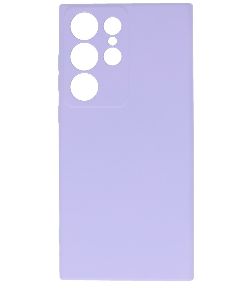 Funda TPU Color Moda Samsung Galaxy S23 Ultra Púrpura