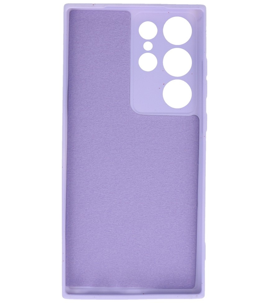 Fashion Color TPU Hoesje Samsung Galaxy S23 Ultra Paars