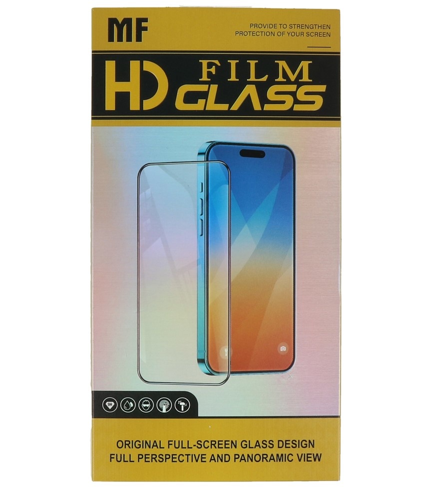 MF Ful hærdet glas til iPhone 6 Plus - 7 Plus - 8 Plus