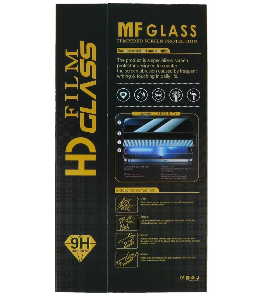 MF Ful hærdet glas til iPhone 6 Plus - 7 Plus - 8 Plus