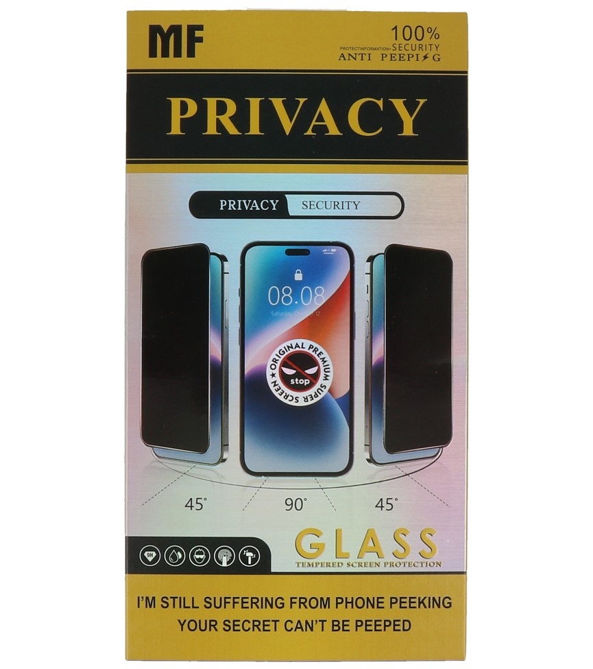 Vidrio templado de privacidad MF iPhone X - Xs - 11 Pro