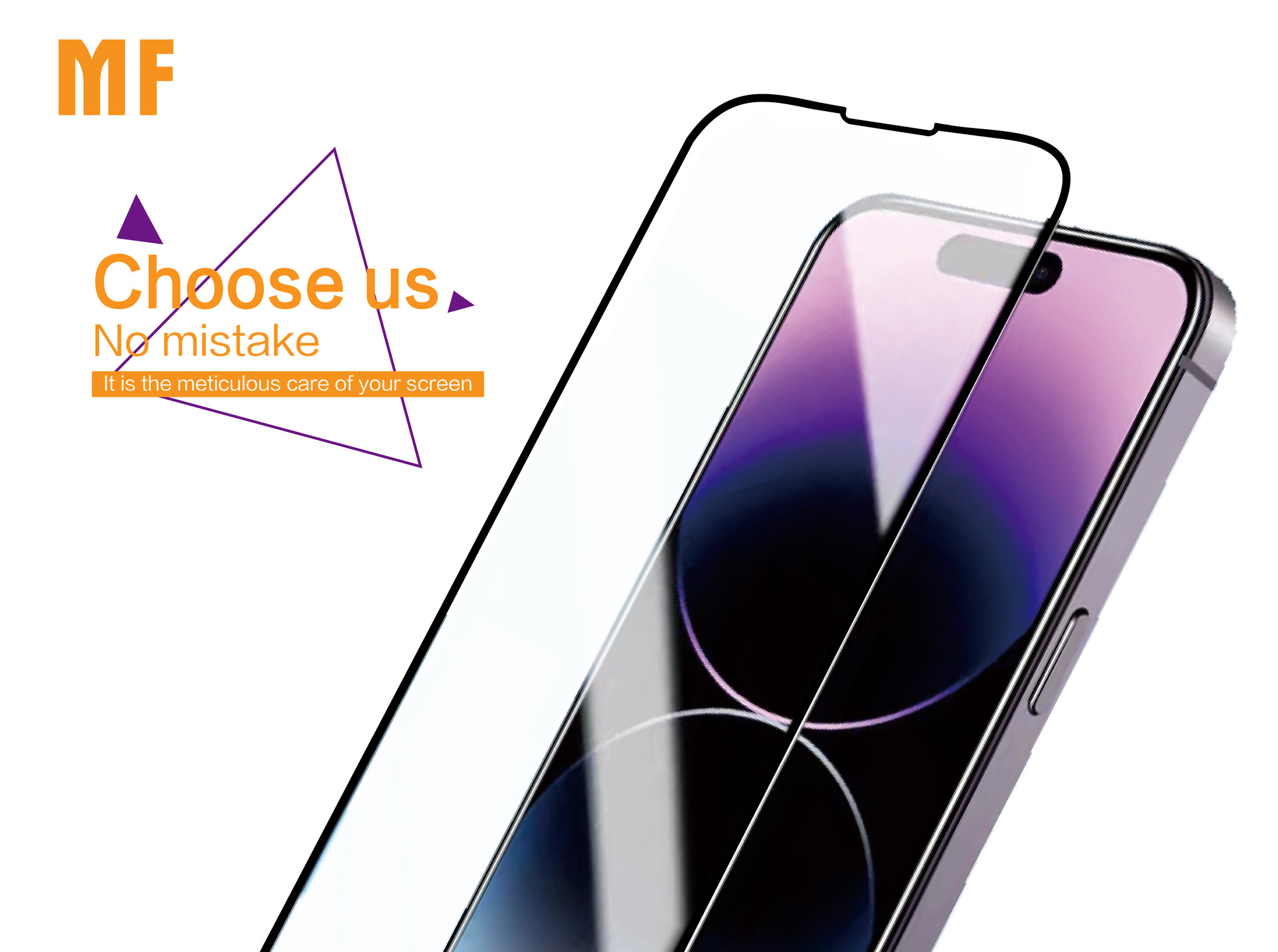 MF Full Tempered Glass voor iPhone 6 - 7 - 8