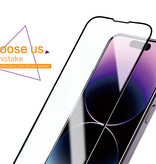 MF Ful hærdet glas til iPhone 13 Pro Max - 14 Plus