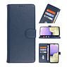 Bookstyle Wallet Cases Coque pour Samsung Galaxy S23 Plus Bleu Marine
