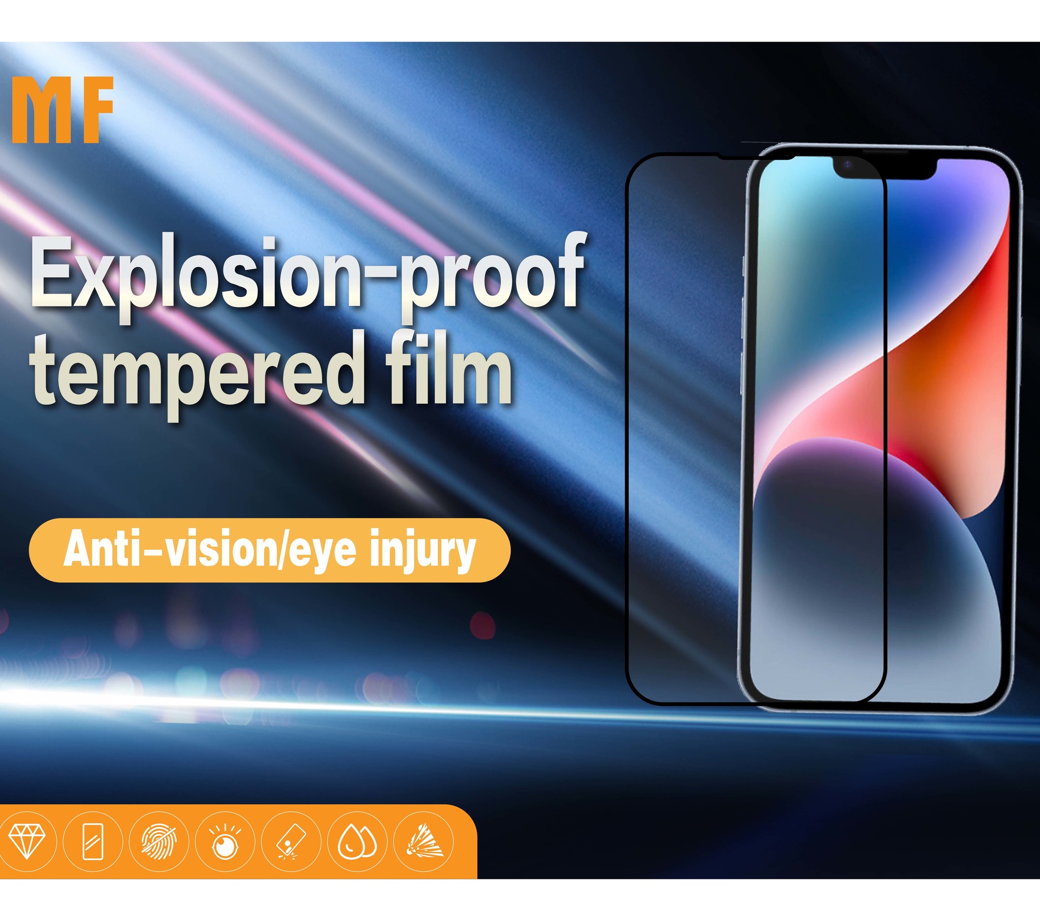 MF Full Tempered Glass für Samsung Galaxy A34