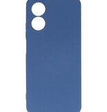 Funda de TPU Fashion Color Oppo A78 azul marino