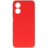 Coque TPU Fashion Color Oppo A78 Rouge