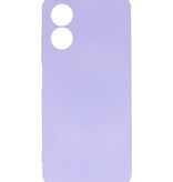 Fashion Color TPU Case Oppo A78 Purple