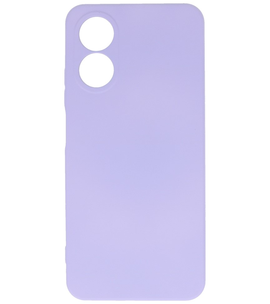 Fashion Color TPU Case Oppo A78 Purple