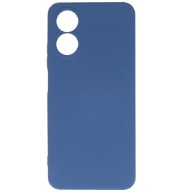 Funda de TPU Fashion Color Oppo Reno 8T 4G azul marino