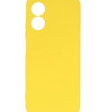 Custodia in TPU colore moda Oppo Reno 8T 4G giallo