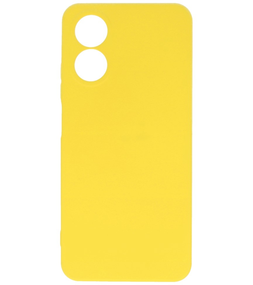 Funda TPU Fashion Color Oppo Reno 8T 4G Amarillo