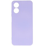 Fashion Color TPU Hoesje Oppo Reno 8T 4G Paars