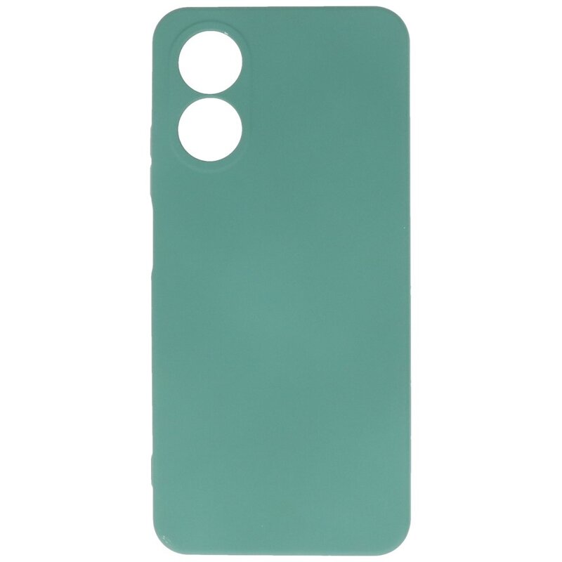 Funda TPU Color Moda Oppo Reno 8T 4G Verde Oscuro