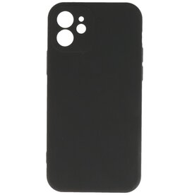 Custodia in TPU colore moda per iPhone 12 nera