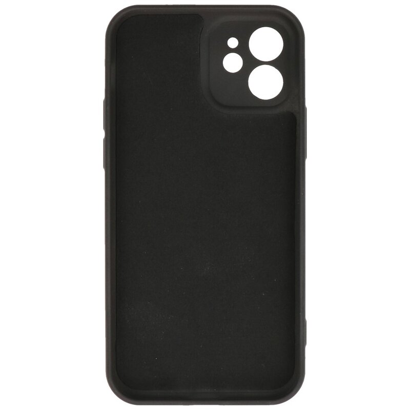 Custodia in TPU colore moda per iPhone 12 nera