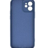 Modische farbige TPU-Hülle für iPhone 12, Marineblau