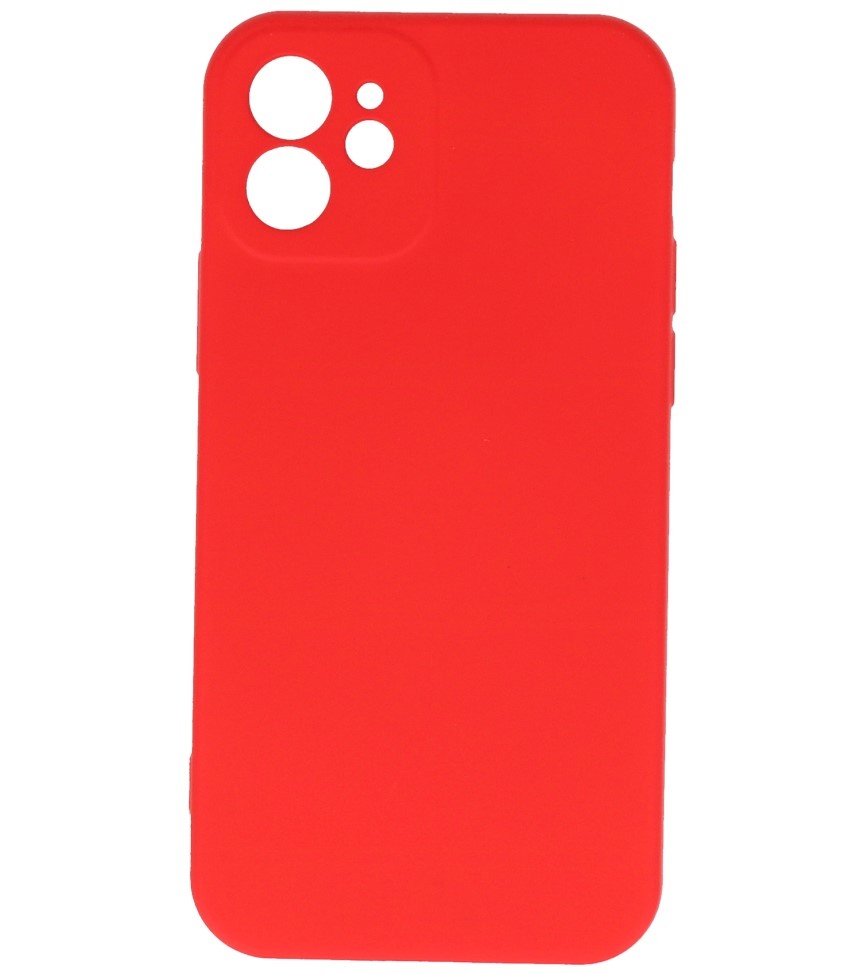 Fashion Color TPU Hülle iPhone 12 Rot