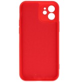 Fashion Color TPU Cover iPhone 12 Rød