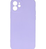 Funda Fashion Color TPU iPhone 12 Púrpura