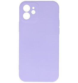 Fashion Color TPU Cover iPhone 12 Lilla