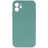 Custodia in TPU Fashion Color per iPhone 12 Verde scuro
