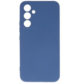 Modische farbige TPU-Hülle für Samsung Galaxy A24 4G, Marineblau