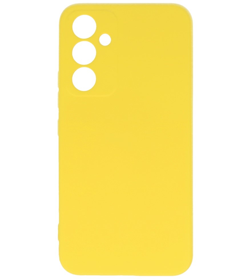 Fashion Color TPU-cover Samsung Galaxy A24 4G Gul