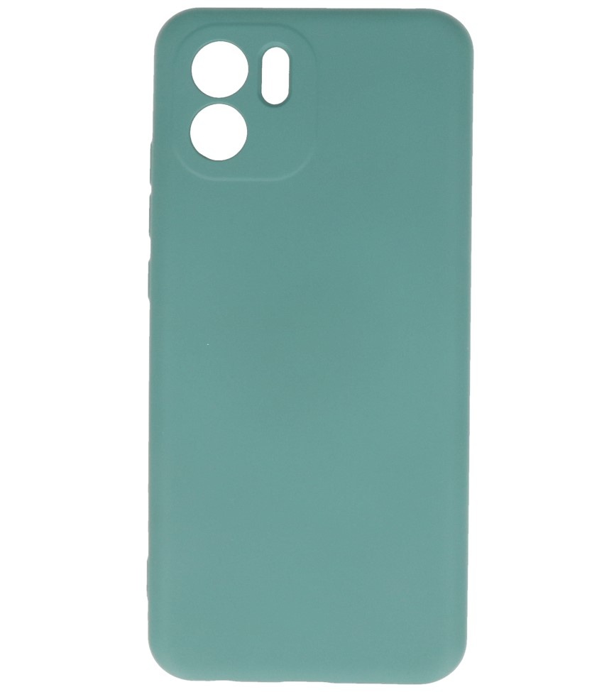 Fashion Color TPU Hoesje Xiaomi Redmi A1 Donker Groen