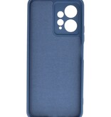 Modische farbige TPU-Hülle für Xiaomi Redmi Note 12 4G, Marineblau